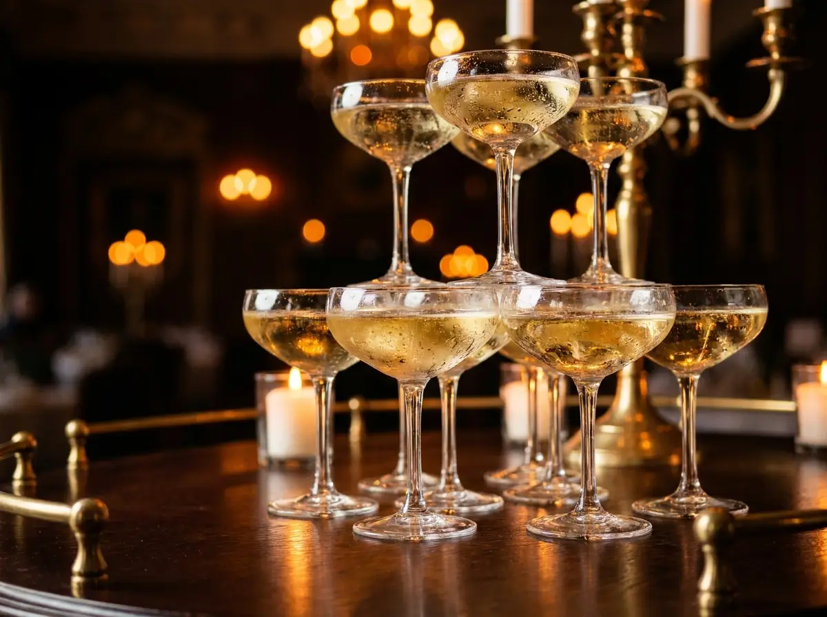 Gala empresarial, brindis de fin de año